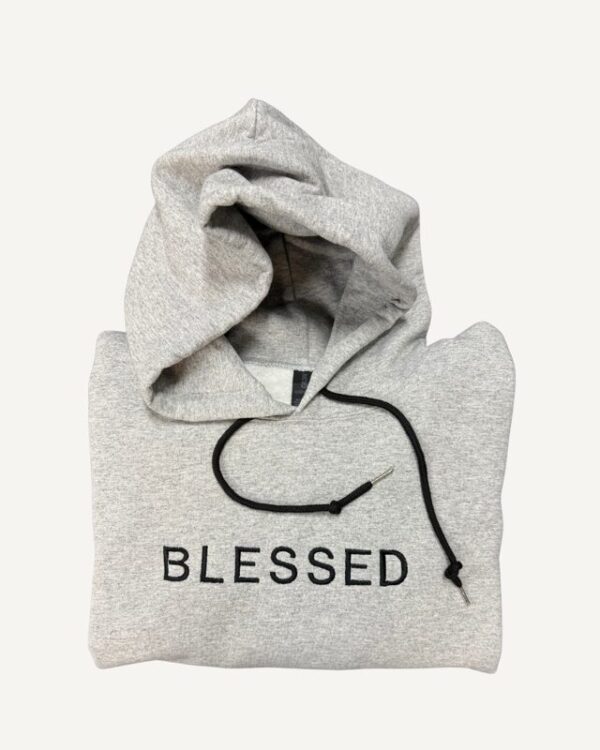 Grey x Black Blessed Hoodie